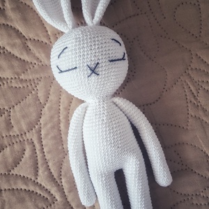 Horgolt húsvéti nyuszi  - játék & sport - plüssállat & játékfigura - nyuszi - Meska.hu