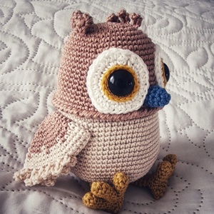 Horgolt hóbagoly - Meska.hu