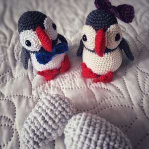 Horgolt lunda, Játék & Sport, Plüssállat & Játékfigura, Madár, Horgolás, MESKA