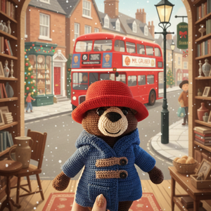 Horgolt Paddington maci - Meska.hu