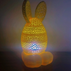 Világító Tojás lámpa � 3D nyomtatott prémium dekor 15cm - ünnepi díszek, dekorációk - húsvéti díszek és dekorációk - húsvéti asztaldíszek - Meska.hu