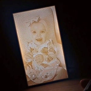 Egyedi, személyre szabott lakásdekor és hangulatvilágítás, 3D nyomtatott fotóval és LED világítással., Otthon & Életmód, Dekoráció, Kép & Falikép, 3d képek, , MESKA