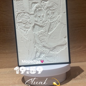 Egyedi, személyre szabott lakásdekor és hangulatvilágítás, 3D nyomtatott fotóval és LED világítással., Otthon & Életmód, Dekoráció, Kép & Falikép, 3d képek, , MESKA