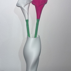  3D nyomtatott kála virág � elegáns örök virág - otthon & életmód - virágdekoráció - virágdíszek - asztali virágdísz - Meska.hu