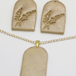 Bronze lavender ékszer szett - ékszer - ékszerszett - Meska.hu