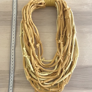 Napsütés pamut pólónyakánc - ékszer - nyaklánc - statement nyaklánc - Meska.hu