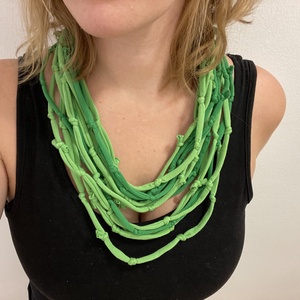 Tavasz pamut pólónyaklánc - ékszer - nyaklánc - statement nyaklánc - Meska.hu