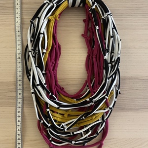 Bohemia pamut pólónyaklánc - ékszer - nyaklánc - statement nyaklánc - Meska.hu