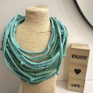 �Tengerszem pamut pólónyaklánc - Meska.hu