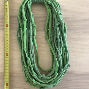 Örökzöld pamut pólónyaklánc - ékszer - nyaklánc - statement nyaklánc - Meska.hu