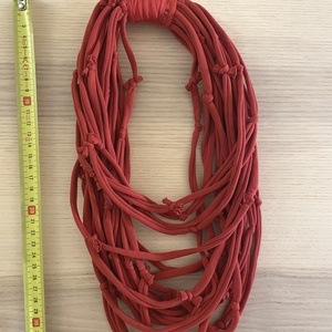 Ősz pamut pólónyaklánc - ékszer - nyaklánc - statement nyaklánc - Meska.hu