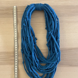 Tiszta égbolt pamut pólónyaklánc - ékszer - nyaklánc - statement nyaklánc - Meska.hu