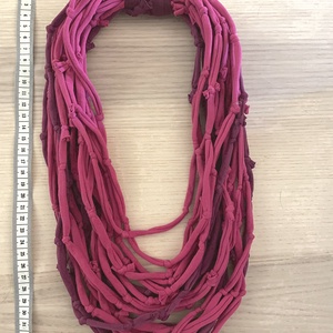 Harangvirág pamut pólónyaklánc - ékszer - nyaklánc - statement nyaklánc - Meska.hu