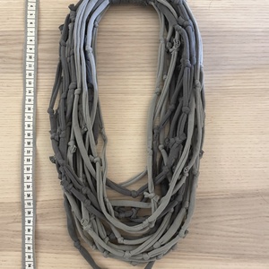 Concrete pamut pólónyaklánc - ékszer - nyaklánc - statement nyaklánc - Meska.hu