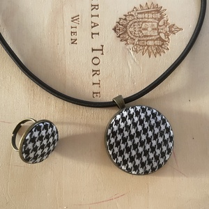 Tyúkláb ékszerszett - ékszer - nyaklánc - statement nyaklánc - Meska.hu