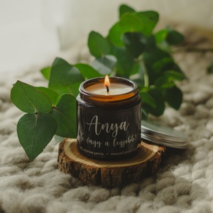 Anya, Te vagy a legjobb! - 100% natúr szójaviasz illatgyertya  - otthon & életmód - gyertya, illat, aroma - gyertya - Meska.hu