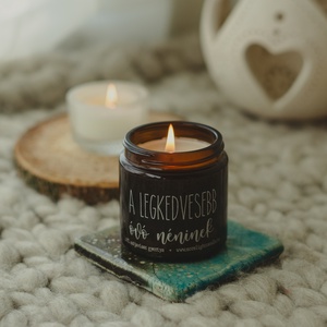 A legkedvesebb óvó néninek - 100% natúr szójaviasz illatgyertya  - otthon & életmód - gyertya, illat, aroma - gyertya - Meska.hu