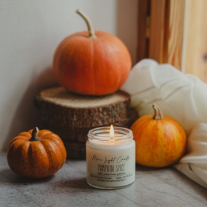 PUMPKIN SPICE  - 100% natúr szójaviasz illatgyertya - otthon & életmód - gyertya, illat, aroma - gyertya - Meska.hu