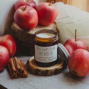 Hot Apple Pie  - 100% natúr szójaviasz illatgyertya - otthon & életmód - gyertya, illat, aroma - gyertya - Meska.hu
