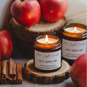 Hot Apple Pie  - 100% natúr szójaviasz illatgyertya - Meska.hu