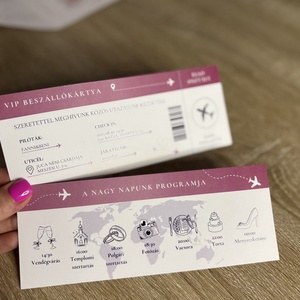 Útlevél beszállókártyával meghívó - esküvő - meghívó & kártya - meghívó - Meska.hu Útlevél beszállókártyával meghívó - esküvő - meghívó & kártya - meghívó - Meska.hu