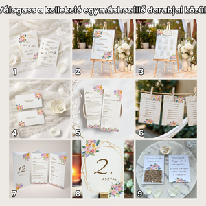 Esküvői köszönőajándék virágmag /tavaszi színes virágos mintával/- Garden Joy - esküvő - emlék & ajándék - köszönőajándék - Meska.hu