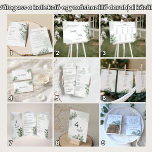 Esküvői köszönőajándék virágmag /eukaliptusz mintával/- Silent Nature - esküvő - emlék & ajándék - köszönőajándék - Meska.hu