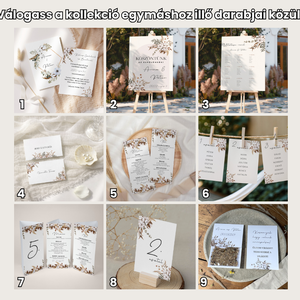 Esküvői tábla /köszöntőtábla/ültetésrend tábla/programtábla - Raw Silk (natúr gyapotos) - esküvő - dekoráció - tábla & jelzés - Meska.hu