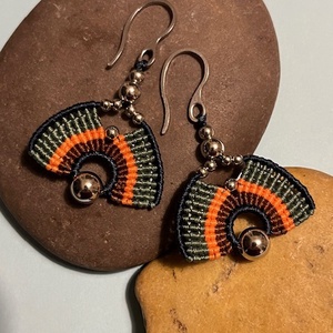 Gyöngyös bohém füli - ékszer - fülbevaló - lógó fülbevaló - Meska.hu