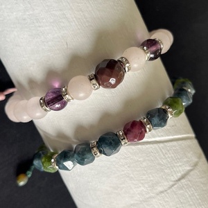 Karkötő ásványgyöngyből, Ékszer, Karkötő, Gyöngyös karkötő, Ékszerkészítés, MESKA