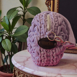 Macaron - horgolt crossbody - levendula lila - táska & tok - kézitáska & válltáska - alkalmi táska - Meska.hu
