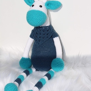 Horgolt zsiráf amigurumi - Benjámin -  - Meska.hu