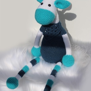 Horgolt zsiráf amigurumi - Benjámin -  - Meska.hu