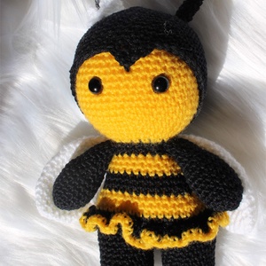 Horgolt méhecske amigurumi - Zümi Zelma -  - Meska.hu
