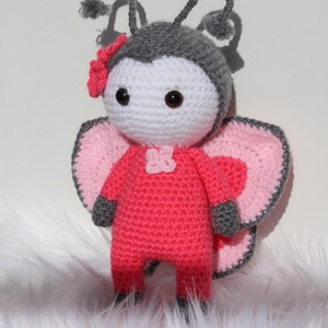 Horgolt pillangó baba amigurumi - Pillangó Panna - Meska.hu