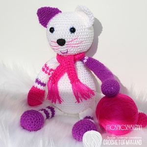 Horgolt cica amigurumi - Hédi - Meska.hu