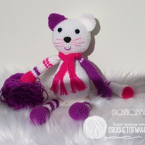 Horgolt cica amigurumi - Hédi -  - Meska.hu