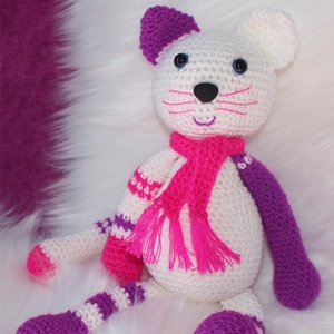 Horgolt cica amigurumi - Hédi -  - Meska.hu