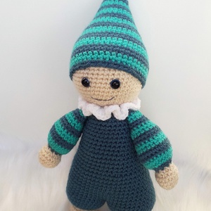 Horgolt baba amigurumi - Bálint baba - játék & sport - plüssállat & játékfigura - ember - Meska.hu