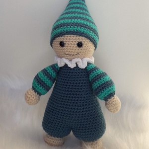 Horgolt baba amigurumi - Bálint baba - játék & sport - plüssállat & játékfigura - ember - Meska.hu
