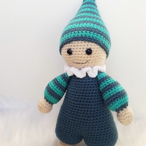 Horgolt baba amigurumi - Bálint baba - játék & sport - plüssállat & játékfigura - ember - Meska.hu