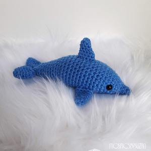 Horgolt delfin amigurumi - Dorka - Meska.hu