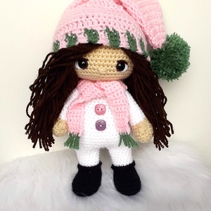 Horgolt baba amigurumi - Zsuzsi baba - Meska.hu