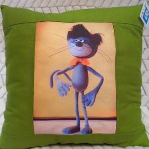 Mirr murr mesepárna zöld, Otthon & Életmód, Babaszoba, gyerekszoba, Gyerek díszpárna, Mindenmás, Varrás, MESKA