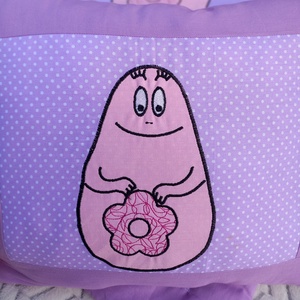 Barbapapa foltvarrott mese párna több színben, Otthon & Életmód, Babaszoba, gyerekszoba, Gyerek díszpárna, Varrás, MESKA
