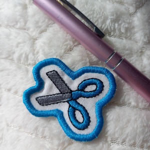 Felvarrható és vasalható ovis jel, olló - játék & sport - ovis felszerelés - óvodai jelek - Meska.hu