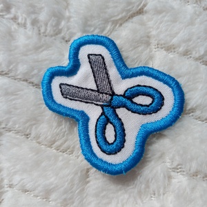 Felvarrható és vasalható ovis jel, olló - Meska.hu