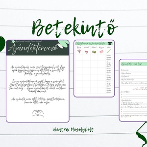 Ajándéktervező  Tudatos, személyes meglepetésekhez, digitális, letölthető, nyomtatható PDF tervezőlapszett - művészet - grafika & illusztráció - digitális - Meska.hu