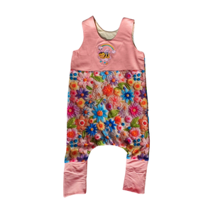 Mosolymanó tipegő hálózsák � Méhecske, virágok mintával, Baba - mama, Babaruházat, Tipegőhálózsák, Hímzés, Varrás, MESKA