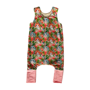 92-98 Mosolymanó tipegő hálózsák �cicás, korallnarancs - Meska.hu